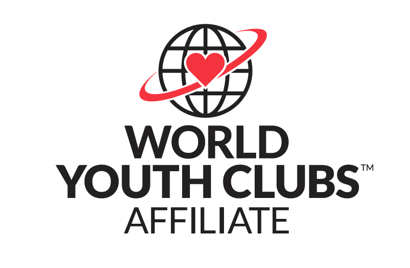 World Youth Clubs Affiliate logo with heart.